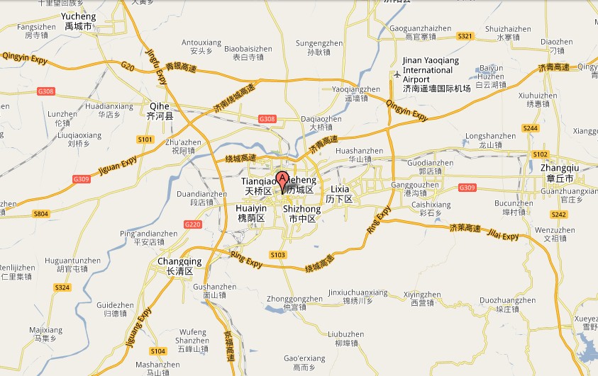 carte du jinan